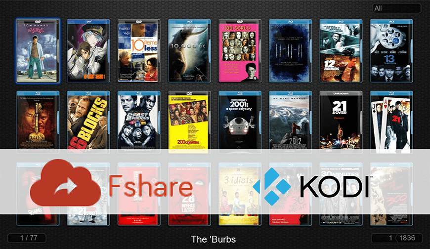 Xem phim trên FSHARE: chỉ bằng 1 addon trên KODI