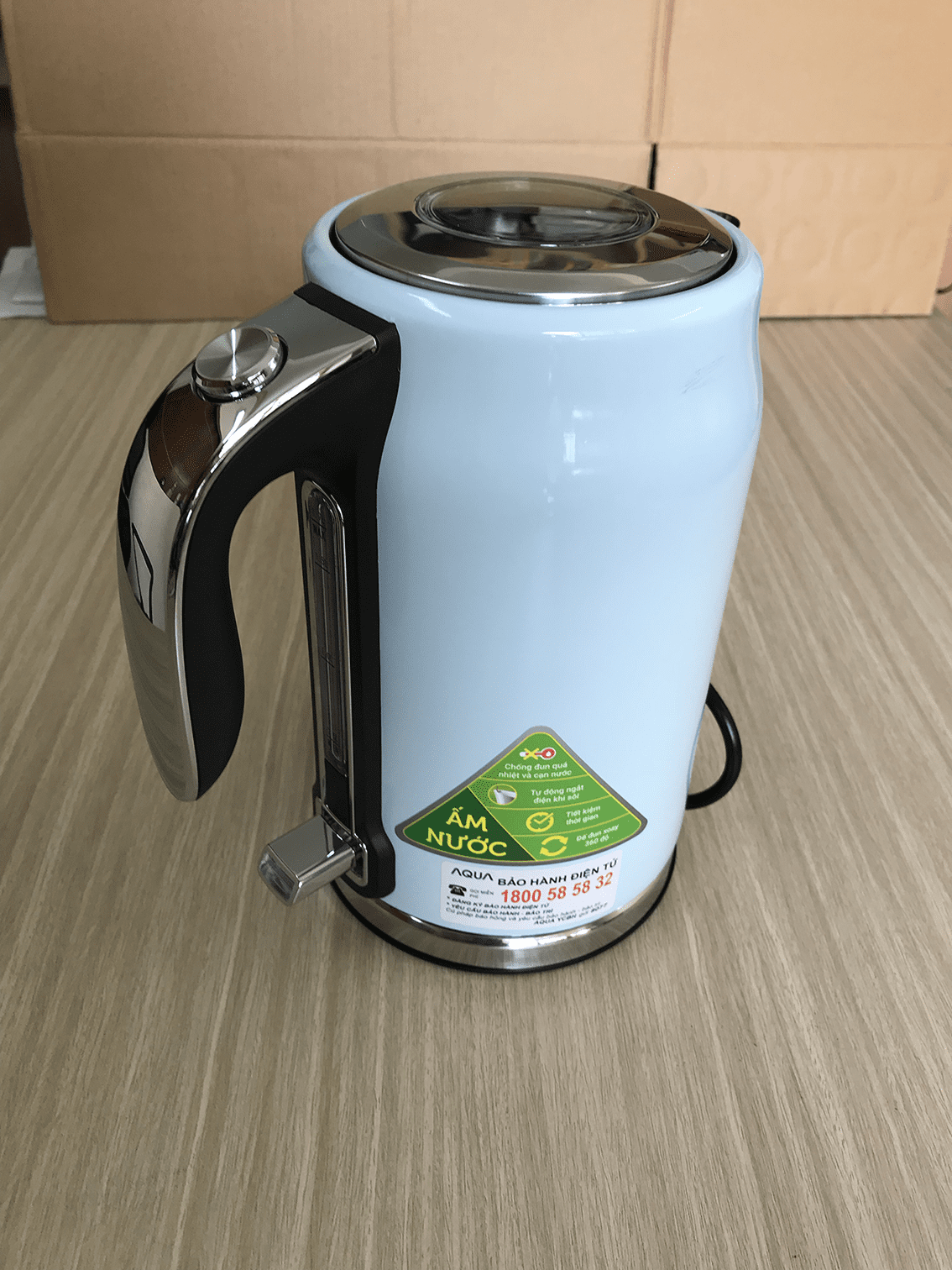 bình đun siêu tốc Aqua 1.7 lít - giá rẻ tại www.vanphongdienmay.com