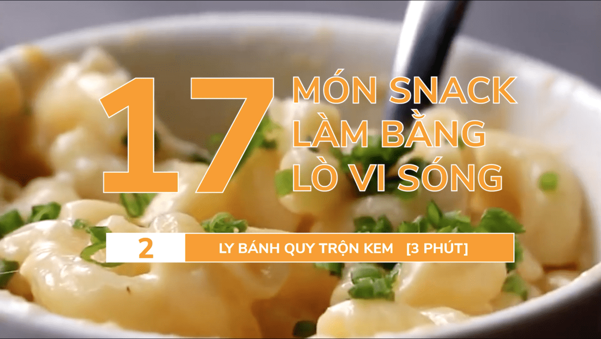 ???17 món ăn nhanh làm bằng lò vi sóng:BÁNH QUY SỐT KEM VÀ DÂU TÂY ???
