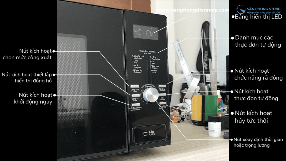 SỬ DỤNG LÒ VI SÓNG AQUA AQM-KB925T: HƯỚNG DẪN  CHI TIẾT