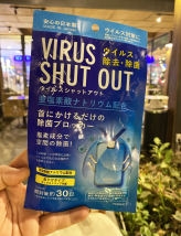 thẻ diệt khuẩn - virus shut out - nội địa nhật - công ty vân phong - hiệu quả liên tục trong 30 ngày