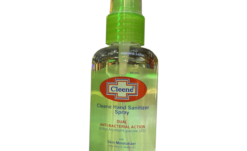 Nước rửa tay diệt khuẩn dạng xịt Cleene, diệt đến 99% vi khuẩn, Chai 60ml - hàng nhập khẩu - hương Alovera