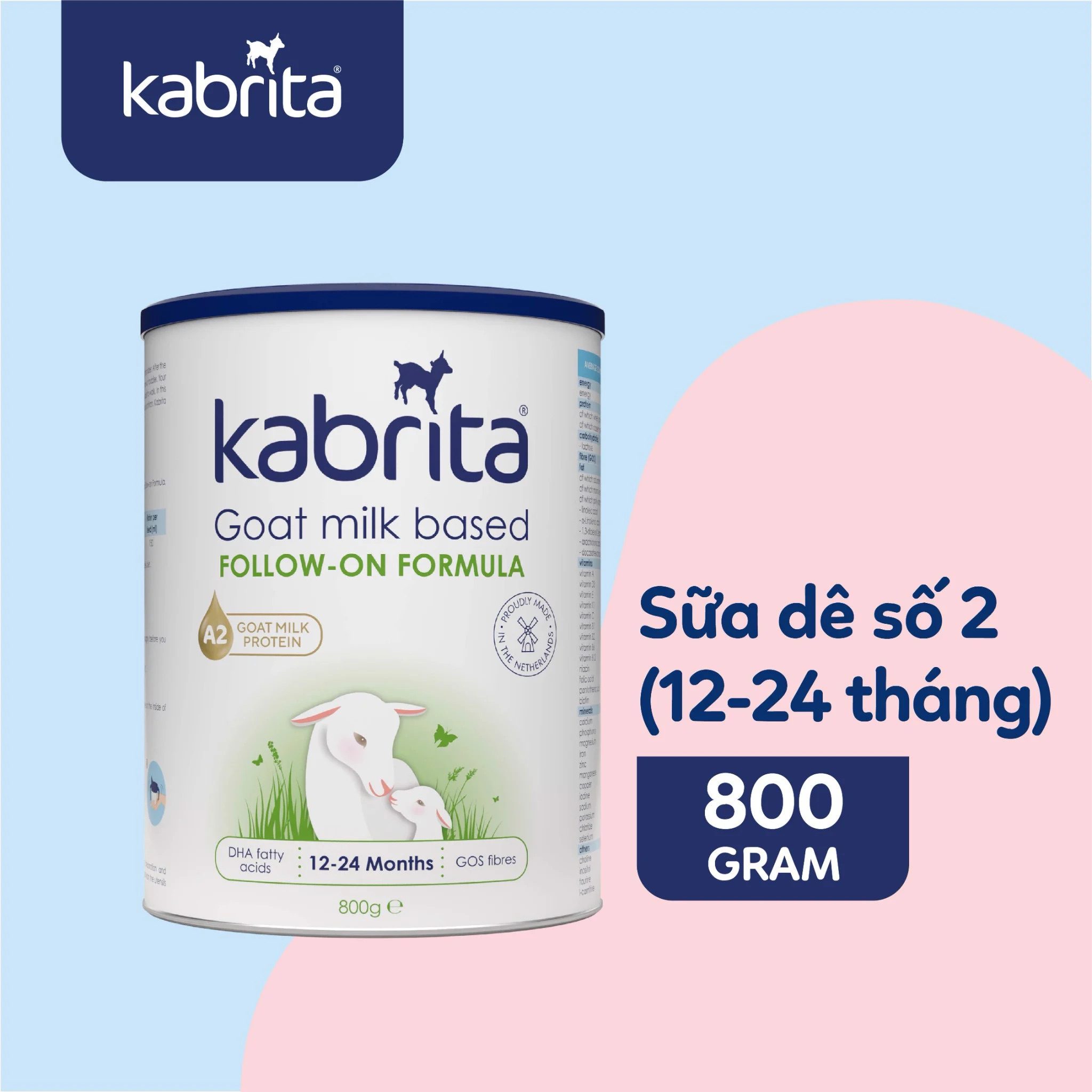 Sữa dê Kabrita số 2 - www.alobogo.com - hàng chính hãng giá rẻ nhất