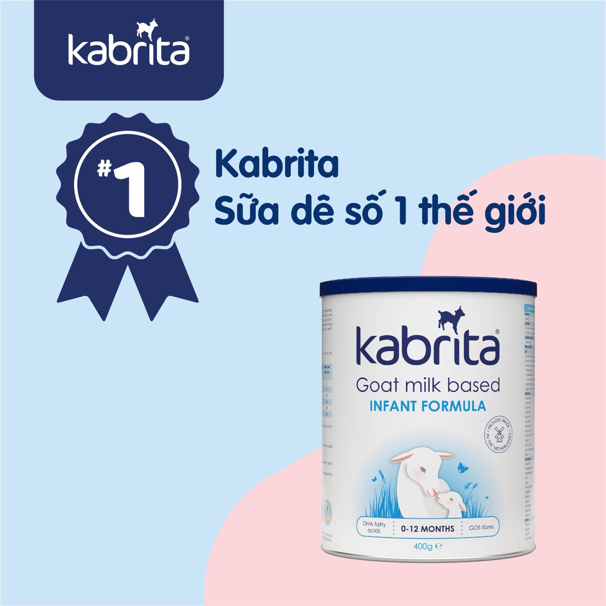 Sữa dê Kabrita số 1 - www.alobogo.com - hàng chính hãng giá rẻ nhất