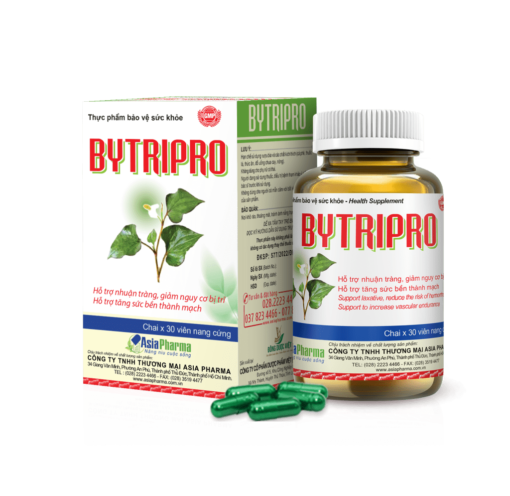 hỗ trợ nhuận tràng giảm tiêu trĩ alobogo.com sản xuất bởi bytripro asia pharma
